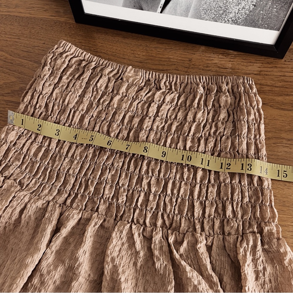 TAN STRAPLESS STRETCHY TOP #0322 - Picture 6 of 7